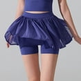 thumbnail image 5 of Ruimatai Women's Tennis Skort High Waist Ruffle Drawstring Athletic Shorts with Built-in Liner, Lightweight Breathable Skort for Summer Sports and Casual Wear, 5 of 6