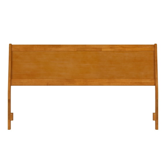 AFI Casanova King Solid Wood Panel Headboard in Light Toffee