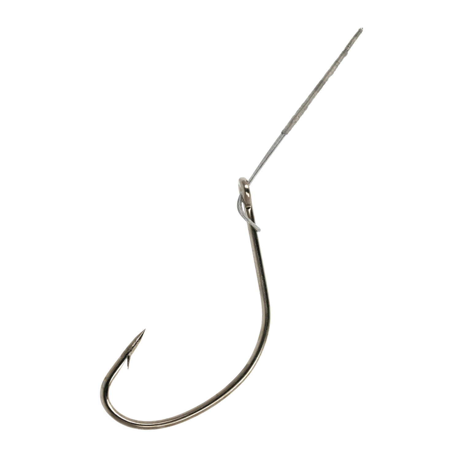 Eagle Claw Nylawire Snell Kahle, Nickle Hook, Size 4/0