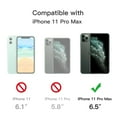 thumbnail image 3 of JETech Matte Case for iPhone 11 Pro Max 6.5-Inch, Shockproof Military Grade Drop Protection, Frosted Translucent Back Phone Cover, Anti-Fingerprint (Dark Green), 3 of 6