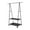 Black, variant on Elodie Clothing Rack Clothes Hanger Stand on Wheels Rolling Storage Hanging Sturdy Organizer Hallway Space Saving Metal Garment Rack Black