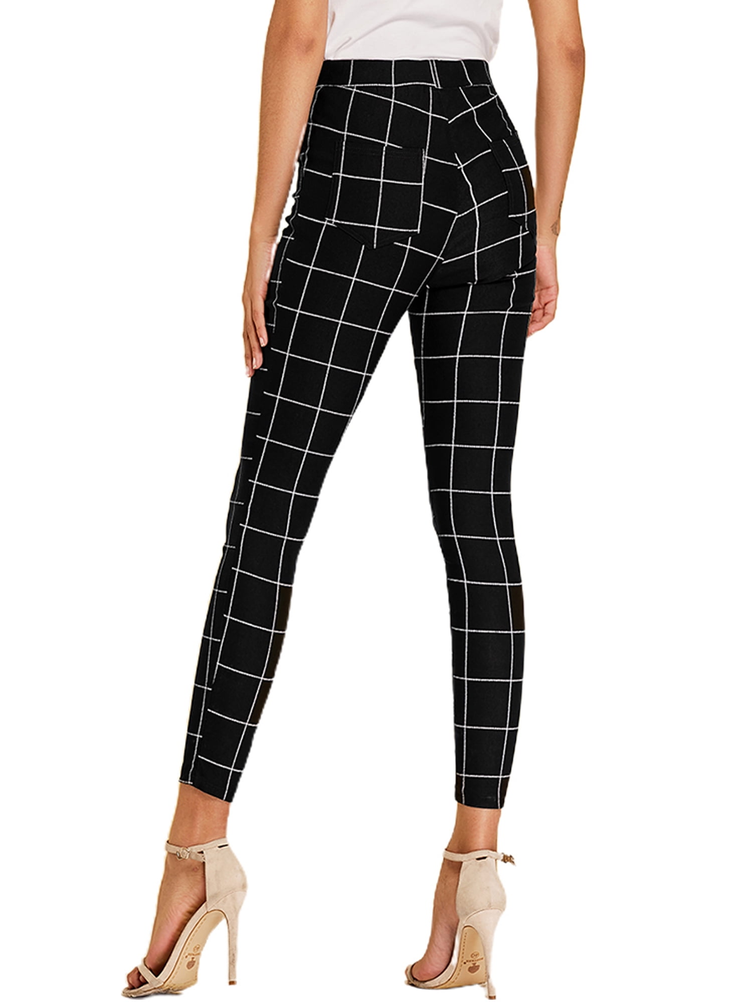 black skinny trousers womens