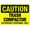 Warning Sign 2, variant on Warning Sign - Caution Trash Compactor, 8"x12" Metal Safety Sign, Authorized Personnel Only, for Waste Management Areas, Industrial Facilities