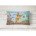 thumbnail image 2 of German Shepherd #2 Spring Canvas Fabric Decorative Pillow, 2 of 3
