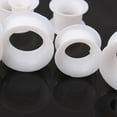 thumbnail image 5 of UDIYO 1Pair Silicone Flesh Tunnel Double Flared Saddle Ear Plug Gauge Unisex Piercing, 5 of 7