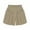 Khaki, variant on Patlollav Womens Shorts Casual Wide Leg Ruffle Loose High Waist Shorts Pants