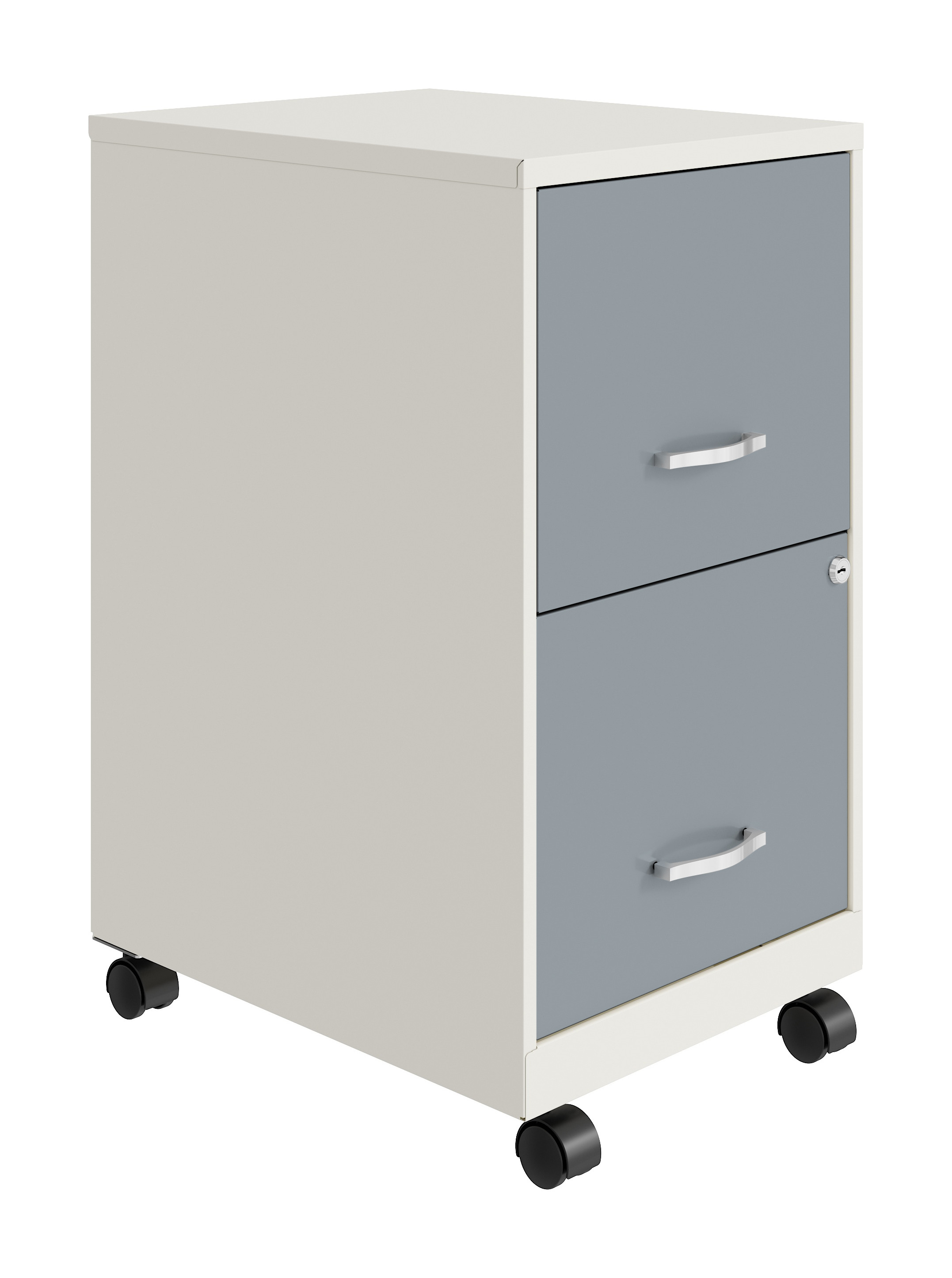 Space Solutions 18" Deep 2 Drawer Mobile Letter Width Vertical File