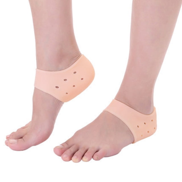 Talonera de silicona, talonera de gel, adecuada para fascitis plantar, ampollas, pies partidos