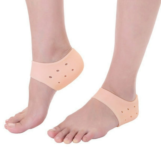 Talonera de silicona, talonera de gel, adecuada para fascitis plantar, ampollas, pies partidos