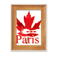 thumbnail image 1 of Maple City Outline Paris Desktop Wooden Photo Frame Display Picture Art Painting Multiple Sets, 1 of 3