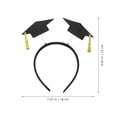 thumbnail image 2 of WEUVEB 5Pcs Graduation Hair Hoop Decorative Multi Function Headband for Masquerade and Festivals, 2 of 5