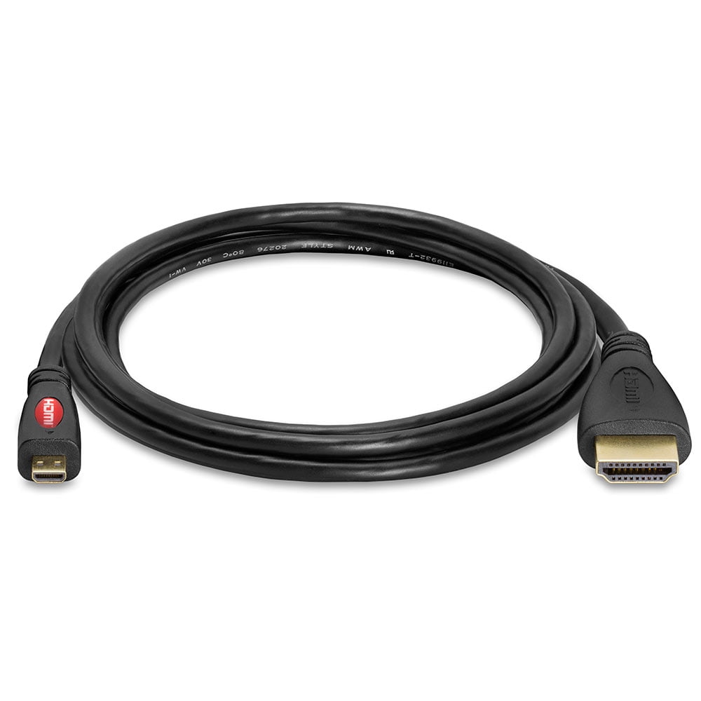 Synergy Digital Camera HDMI Cable, Works with Canon EOS M6 Mark II Digital  Camera, 5 Ft. High Definition Micro HDMI (Type D) to HDMI (Type A) HDMI