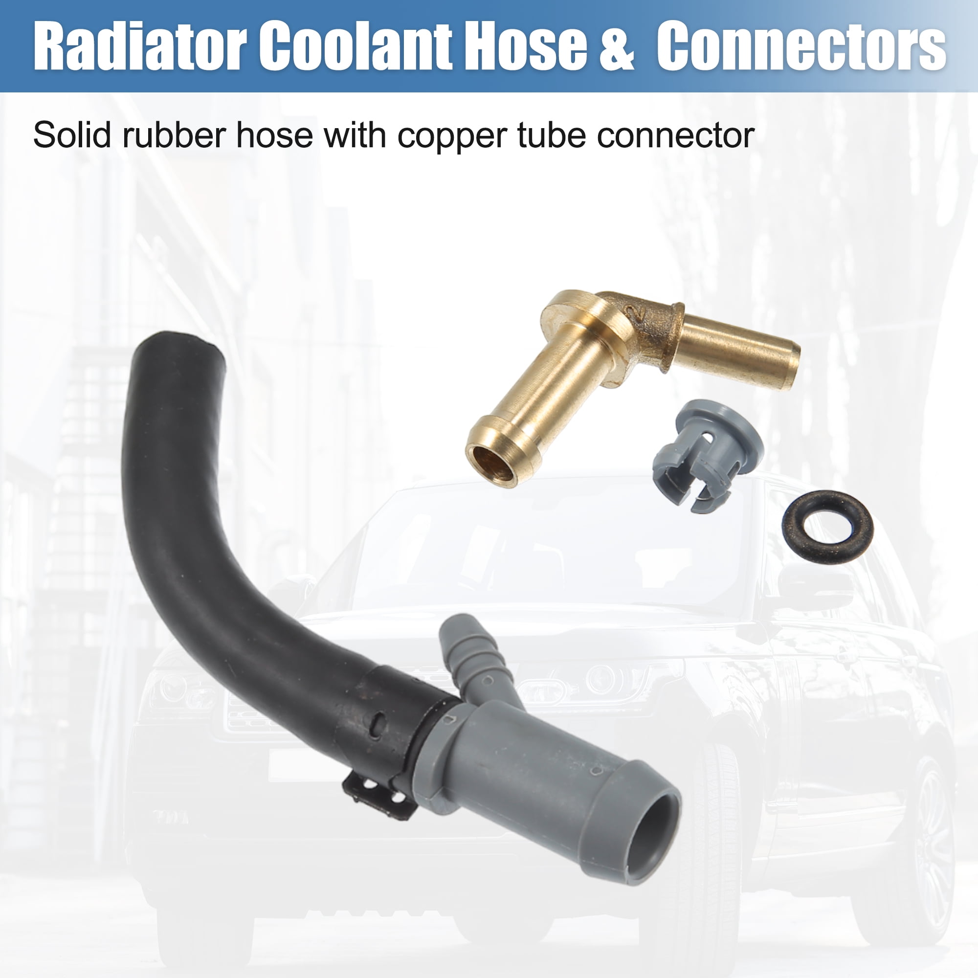 Unique Bargains 1 Set Thermostat Tube Throttle Body Heater Outlet Hose NO. LR049990/LR045239 for Land Rover Range Rover