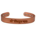 thumbnail image 7 of Shri Ganesh Namah Pure Copper Bracelet Adjustable 8 Strong Magnets for Men & Women Gift Bag 9.5mm, 7 of 7