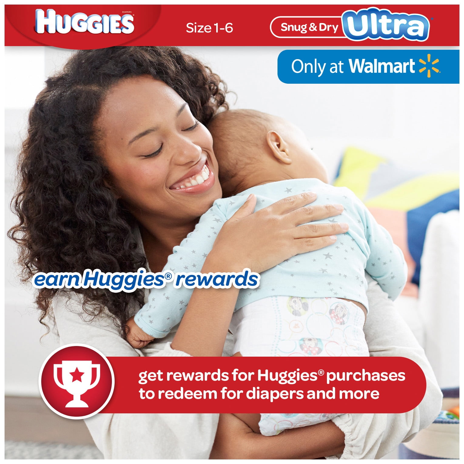 HUGGIES Snug & Dry Ultra Diapers, Size 4, 29 Diapers