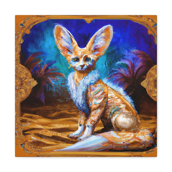 Fennec Fox in Baroque - Canvas
