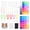 48 Color, variant on Atopoler Mini Fuse Bead,0.1 inches Melty Bead with Spoon Tweezers Ironing Pad Keychain Metal Chain Accessory,48 Color