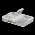 thumbnail image 4 of Household Travel Detachable Medication Reminder Daily Am PM Weekly Pill Box Case, 4 of 5