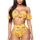 thumbnail image 1 of Traje de baño cómodo para mujer Bikini de traje de baño dividido con estampado floral de talla grande OAVQHLG3B Store  lin121212, 1 of 4