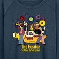 thumbnail image 3 of The Beatles - Yellow Submarine Floral - Women's Lightweight French Terry Long Sleeve Shirt, 3 of 6