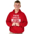 thumbnail image 5 of Unique Like Everyone Else Funny Hoodie Sweatshirt Women Men Brisco Brands S, 5 of 6