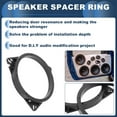 thumbnail image 3 of Adaptador de espaciador de altavoz tweeter Unique Bargains para 6.5" para vehículo Toyota ABS negro a prueba de agua, 3 of 7