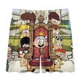 thumbnail image 4 of The Loud House Men's Short Pajama Pants Soft Trendy Sleep Shorts Breathable Ice Silk Lounge Shorts 3XL, 4 of 8