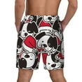 thumbnail image 3 of Kdxio Cute Dog Print Men's Swim Trunks with Compression Liner 7 Inch Inseam Quick Dry Swim Shorts, 3 of 7