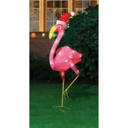 Holiday Time 32" Fabric Holiday Flamingo