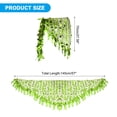 thumbnail image 2 of Uxcell Women's Belly Dance Hip Scarf with Sequins Triangle Wrap Skirts Waist Chain for Party Costume Performance Green, 2 of 7