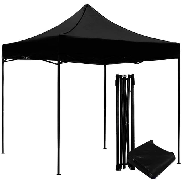 Carpa Toldo 3x3 Plegable Jardimex Impermeable Patio Negro