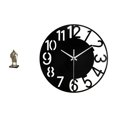 thumbnail image 1 of Figura Escultórica De Caballero Europeo Con Reloj De Pared Acrílico Silencioso. Adorno Creativo Para Escritorio, Ideal Para La Entrada, Sala De Estar, Hotel, Oficina Y Decoración Del Hogar., 1 of 8