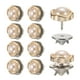 thumbnail image 1 of 10 Conjuntos de Botones de Broche, Botones de 11.5 mm Sin Coser, Pines de Broche Desmontables para Ropa, Suéteres, Abrigos (Negro), 1 of 7