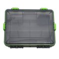 thumbnail image 4 of Caja de pesca señuelo portátil impermeable cebo gancho cajas herramienta (grande) verde, 4 of 6