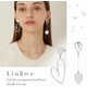thumbnail image 2 of Pendientes colgantes en forma de corazón para mujer, oro, plata y oro rosa, acero inoxidable, hipoalergénicos, asimétricos, colgantes, regalo de San Valentín, aniversario, cumpleaños, 2 of 4