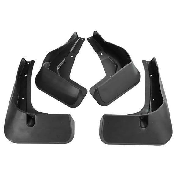 4pc MudFlap For Toyota RAV4 2016-2018, Custom No Drilling Splash Guards Mud Guards Decorative Accessories, Front Rear Fender Protector-black