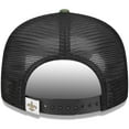 thumbnail image 4 of Youth New Era Camo New Orleans Saints  Main Trucker 9FIFTY Snapback Hat, 4 of 5