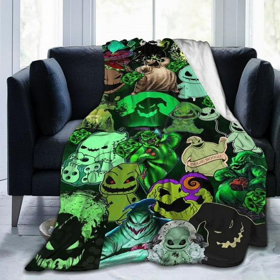 Ultra-Soft Micro Fleece Blanket Oogie Boogie Super Soft Plush Blanket For Winter Bedding Bed Couch Sofa For All Seasons 40"X30"