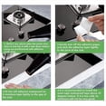 thumbnail image 3 of Cinta de sellado autoadhesiva de PVC de 3,2 m, resistente al aceite, para fregadero de cocina, impermeable, para esquinas de baño y pared., 3 of 5
