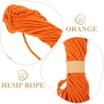 thumbnail image 4 of 1 Roll of Nature Hemp Rope Jute Twine DIY Scratcher Scratching Post Replacement Hemp Rope, 4 of 9