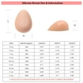 thumbnail image 7 of Self Adhesive Silicone Breast Forms Waterdrop Bra Enhancers for Mastectomy  1 Pair 800g B Cup, 7 of 7