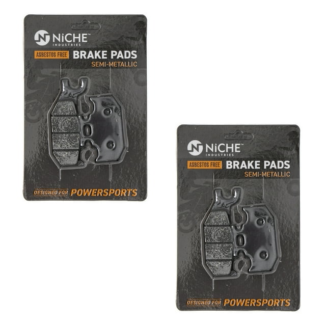 Niche Rear Brake Pad Set for Polaris Ranger 150 Semi-Metallic UTV 2 Pack 519-KPA2348D