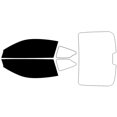 thumbnail image 2 of Rvinyl Window Tint Kit Compatible with Infiniti Q60 2017-2022 (Coupe) - Front Precut Kit - 5%, 2 of 8