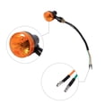 thumbnail image 2 of 100% Brand New Motorcycle Amber Round Turn Signal Direction Indicator Light Lamp, 2 of 5