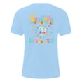 thumbnail image 4 of Telankuip Awareness Graphic T Shirts for Unisex Casual and Comfortable Casual Crewneck Short Sleeve Graphic Tee for Adult Support Lightweight Comfy Summer Workout T-Shirt Top Light Blue XS, 4 of 4