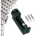 thumbnail image 1 of Removedor de pasadores de enlace de correa de reloj, herramienta de correa de reloj de relojería, con 3 pasadores adicionales, herramienta de juego de accesorios para quitar correa de reloj, kit de, 1 of 5
