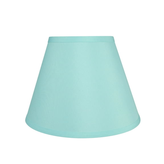 Aspen Creative 58906 Transitional Hardback Empire Shape UNO Construction Lamp Shade in Light Blue, 9" Wide (5" x 9" x 7")