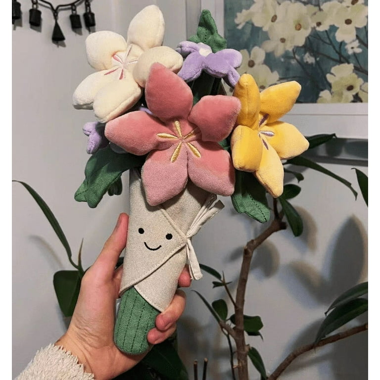 Jellycat Amuseable Bouquet Of Flowers Plush Stuffed Toy Kids Gift