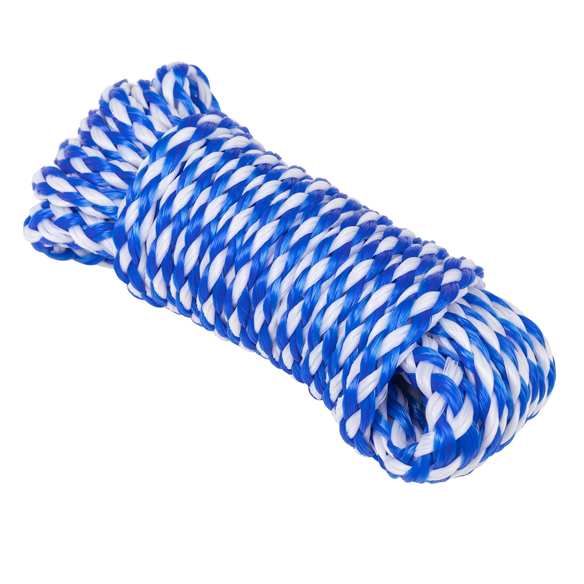 (2 pack) Ozark Trail 3/8 Inch x 15 Ft Marine Dock Line with Spliced Eye and 215 lb Load Capacity