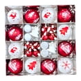 thumbnail image 4 of 46 bolas navideñas para árbol de Navidad, bolas colgantes de PP pintadas con dibujos animados. Estilo B, 4 of 9